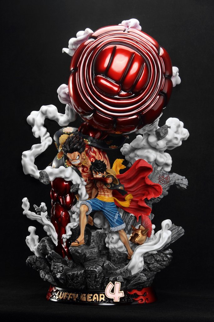 One Piece Monkey D Luffy Gear 4 F3 Studio Resin Statue Minor Damage