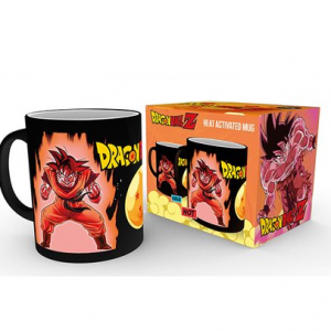 Dragon Ball Z Super Saiyan Heat Change Mug UK Dragin Ball Z merch UK DBZ Super Saiyan mug UK dbz anime mug UK animetal dragon ball merchandise UK dbz mug