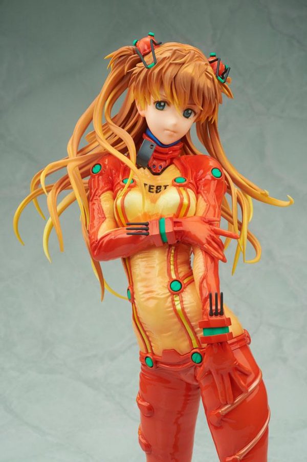 Evangelion Asuka Langley Figure 1/4 Scale Test Plugsuit Ver. Bellfine UK Evangelion 2.0 You Can (Not) Advance PVC Statue 1/4 Asuka Shikinami Langley Test Plugsuit Ver. 39 cm animetal
