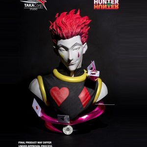 Hunter × Hunter Hisoka Morow Life-Size Bust LIMITED 300pcs Taka Corp Studio UK Hunter × Hunter Life-Size Bust Hisoka Morow 65cm UK Hunter × Hunter figures UK animetal