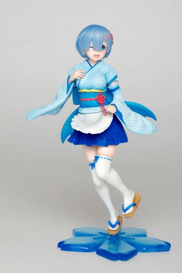 ReZero Rem PVC Statue Kimono Maid Ver. Animetal Anime UK