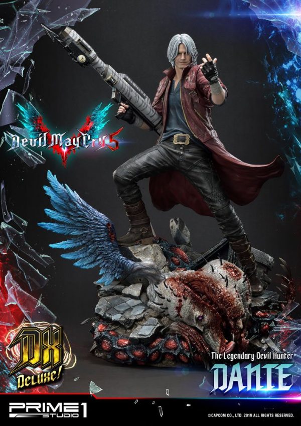 Devil May Cry 5 Dante Statue Prime 1 Studio 1/4 Scale Limited Edition Deluxe UK Devil May Cry statues UK Devil May cry limited edition dante resin statues UK Animetal