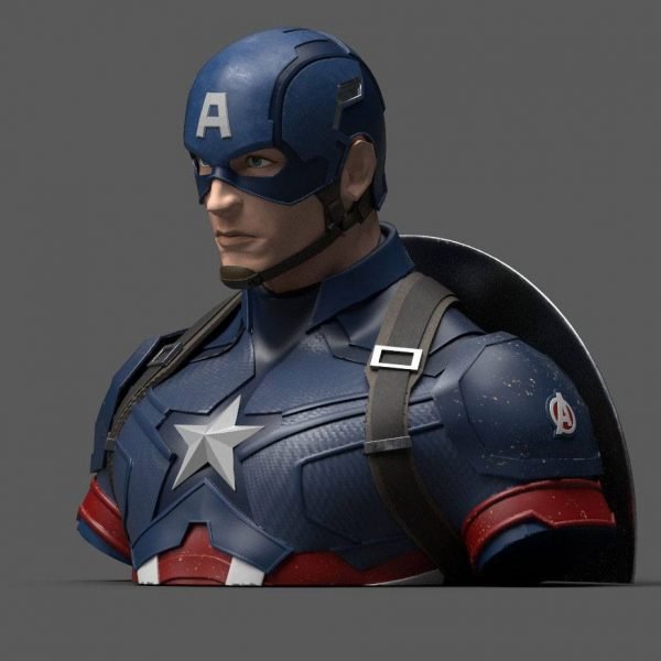 Avengers Endgame Captain America Bust Coin Bank UK avengers money bank UK captain america coin bank UK marvel collectibles UK Animetal