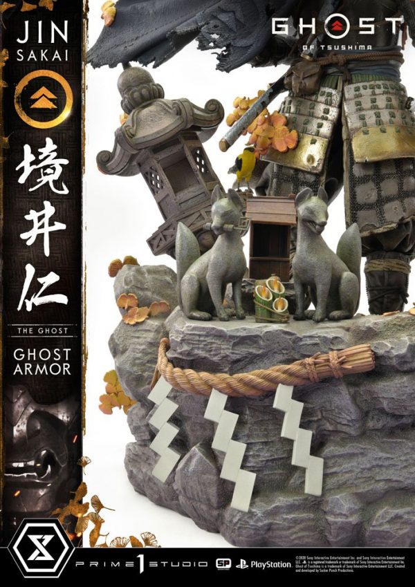 Ghost of Tsushima Statue 1/4 Jin Sakai Deluxe Bonus Version 58 cm Prime 1 Studio UK Ghost of Tsushima figures UK Ghost of Tsushima statues UK