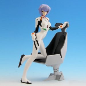 Evangelion Rei Ayanami Figure Girl with Chair SEGA UK Neon Genesis Evangelion rei ayanami statue UK evangelion rei ayanami figure UK Animetal
