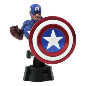 Marvel Comics Bust Captain America 15 cm Diamond Select UK marvel statues UK marvel captain america bust UK marvel merchandise UK Animetal