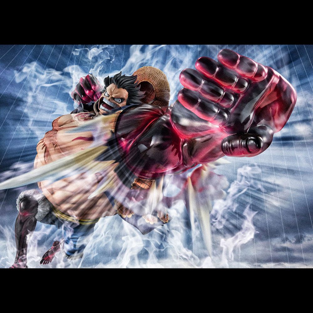 One Piece Excellent Model P O P Pvc Statue Sa Maximum Monkey D Luffy Gear 4 Bounce Man Ver 2 27 Cm One Piece Excellent Model P O P Pvc Statue Sa Maximum Monkey D Luffy Gear 4 Bounce Man Ver 2 27 Cm
