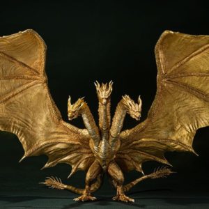 Godzilla: King of the Monsters S.H. MonsterArts Action Figure King Ghidorah (Special Color Ver.) Bandai Tamashii Nations UK godzilla king ghidorah action figure bandai UK Animetal