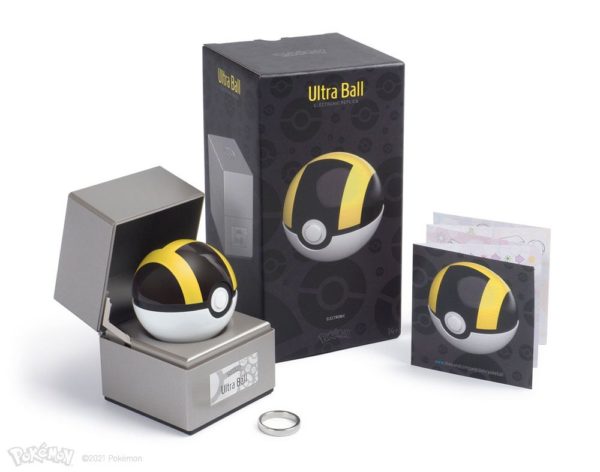 Pokémon Diecast Replica Ultra Ball Wand Company UK pokemon ultra ball full scale replica UK pokemon ultra ball diecast replica with display case UK Animetal