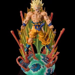 Dragon Ball Z FiguartsZERO PVC Statue (Extra Battle) Super Saiyan Son Goku -Are You Talking About Krillin?!!!!! Bandai Tamashii Nations UK Animetal