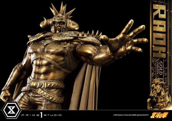 Fist of the North Star Statue 1/4 Raoh Gold Version Prime 1 Studio UK fist of the north star raoh gold statue prime 1 studio UK Animetal