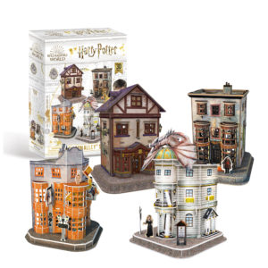 Harry Potter Diagon Alley 4 in 1 3D Puzzle UK Harry potter diagon alley 4 3d puzzles UK harry potter Gringotts Banks 3d puzzle UK harry potter Quality Quidditch Supplies 3d puzzle UK Animetal
