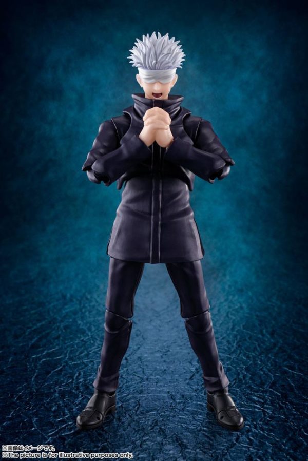 Jujutsu Kaisen 0: The Movie S.H. Figuarts Action Figure Satoru Gojo Bandai Tamashii Nations UK jujutsu kaisen satoru gojo bandai action figure UK Animetal