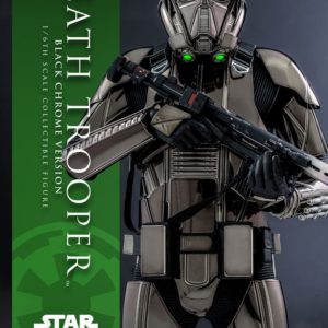 Star Wars Action Figure 1/6 Death Trooper (Black Chrome) 2022 Convention Exclusive Hot Toys UK star wars death trooper action figure UK Animetal