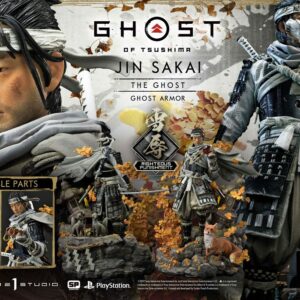 Ghost of Tsushima Statue 1/4 Jin Sakai, The Ghost Righteous Punishment Ghost Armor Prime 1 Studio UK ghost of tsushima jin sakai statue prime 1 studio UK Animetal