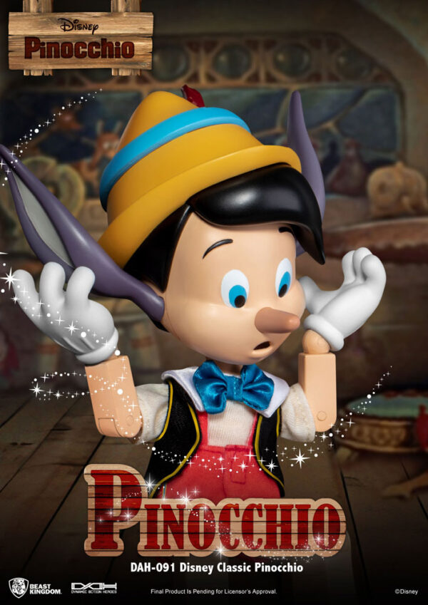 Disney Classic Dynamic 8ction Heroes Action Figure 1/9 Pinocchio Beast Kingdom Toys UK disney pinocchio scale action figure UK Animetal