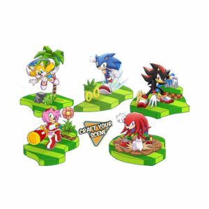 Sonic The Hedgehog Craftables Action Figures 8 cm Display (12) Just Toys UK sonic the hedgehog action figure set UK Animetal