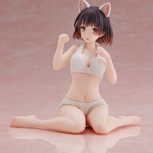 Saekano: How to Raise a Boring Girlfriend PVC Statue Megumi Kato Cat Roomwear Ver. Taito UK saekano megumi kato cat roomwear figure taito UK Animetal