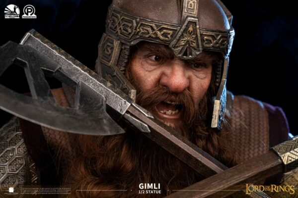 Lord Of The Rings Master Forge Series Statue 1/2 Gimli Infinity Studio x Penguin Toys UK lord of the rings gimli 1/2 scale statue UK Animetal