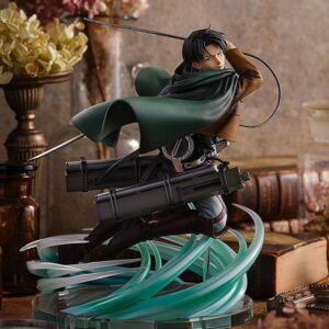 Attack on Titan PVC Statue 1/6 Humanity's Strongest Soldier Levi Pony Canyon UK attack on titan levi scale statue pony canyon UK Animetal