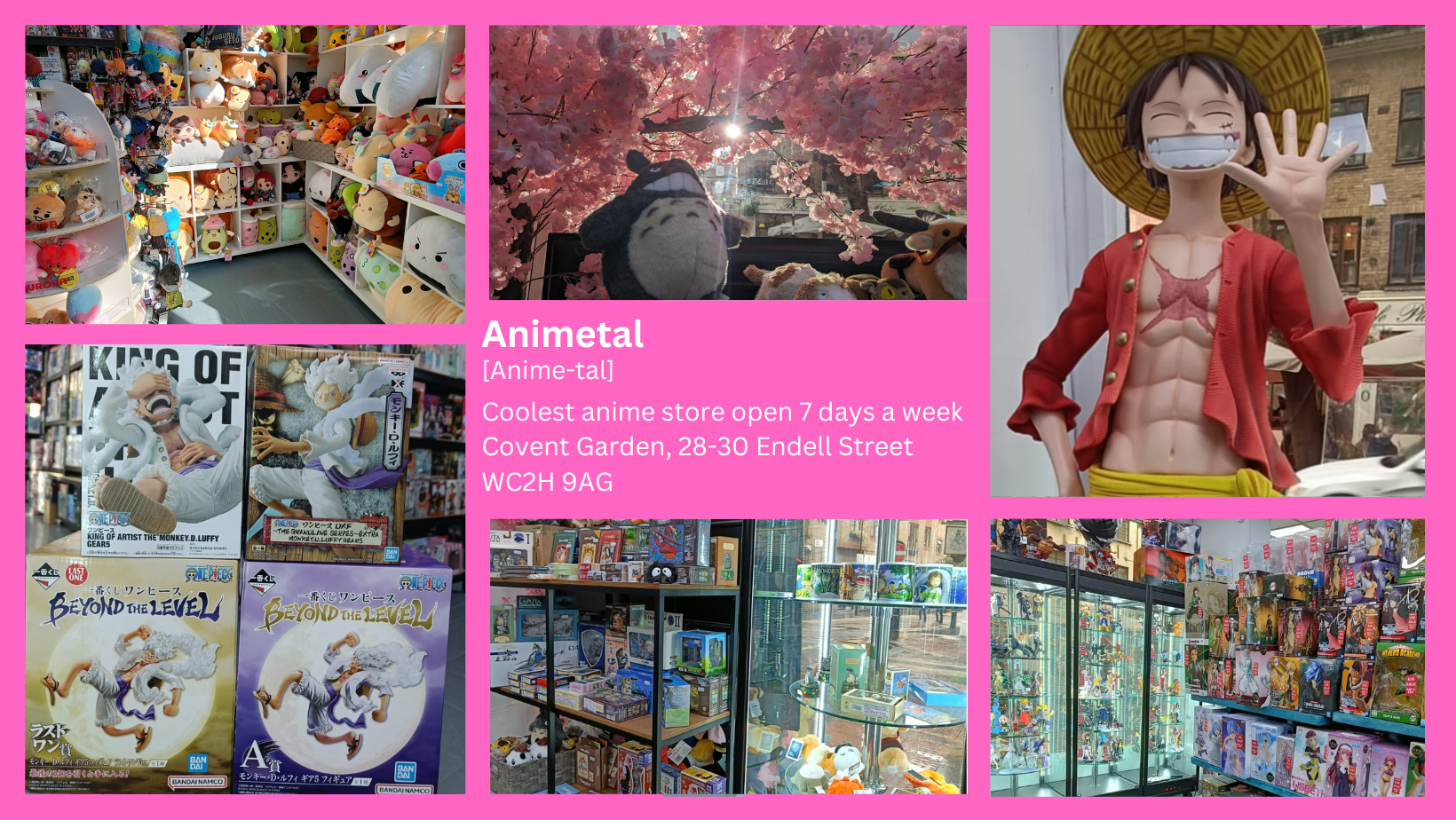 Animetal Comic Con Store Covent Garden