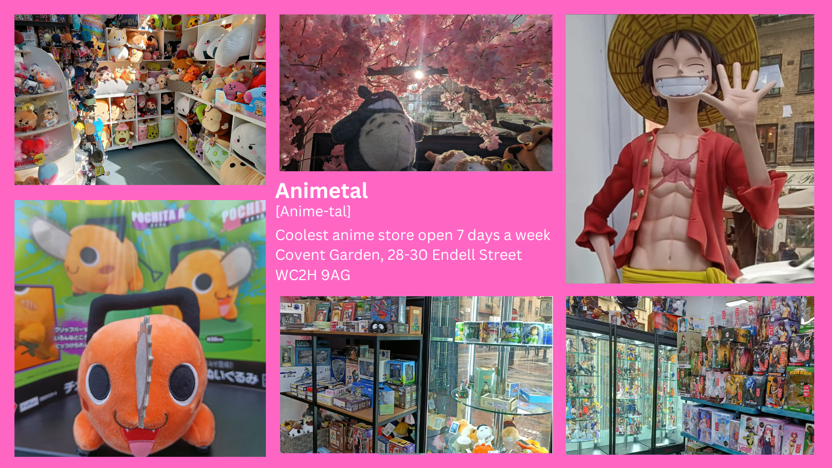 Animetal Comic Con Store Covent Garden