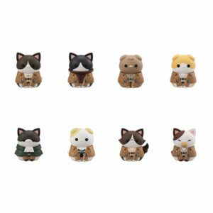 Attack on Titan Mega Cat Project Trading Figure 8-Pack Attack on Tinyan Gathering Scout Regiment danyan! Megahouse Animetal
