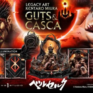 Berserk Ultimate Legacy Art Kentaro Miura Statue 1/4 Guts & Casca Bonus Version Prime 1 Studio UK berserk guts and casca scale statue prime 1 studio UK
